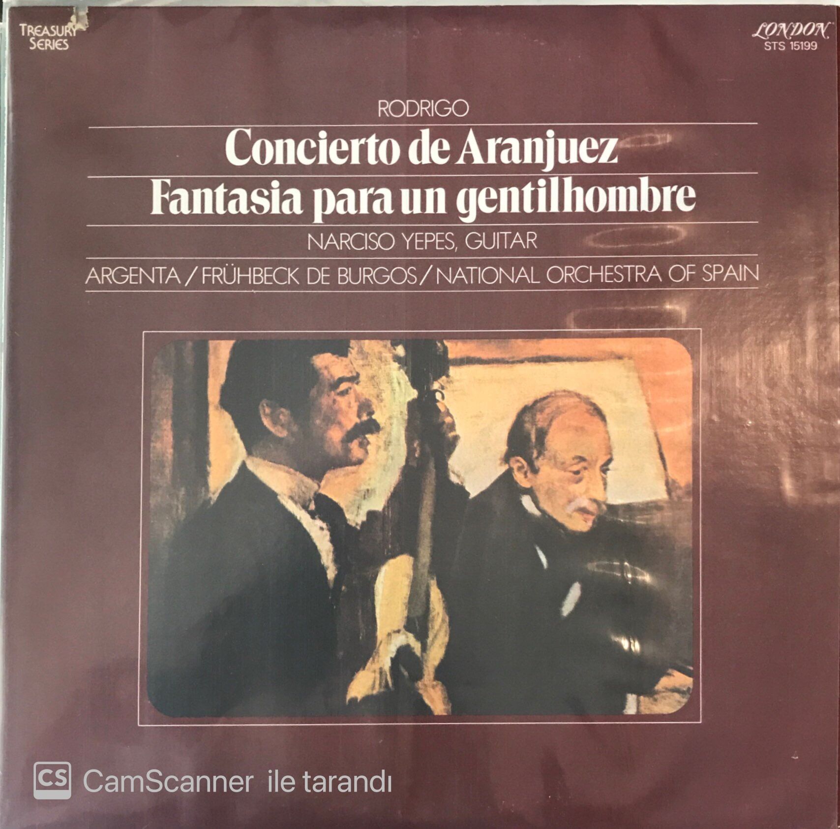 Rodrigo Concierto De Aranjuez Fantasia Para Un Gentilhombre - Narciso Yepes, Guitar LP