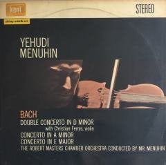 Bach Yehudi Menuhin, Christian Ferras, Festival Chamber Orchestra Robert Masters Chamber Orchestra ‎ Violin Concertos LP
