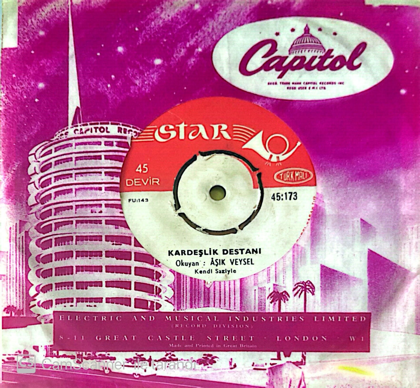 Aşık Veysel - Kardeşlik Destanı 45lik