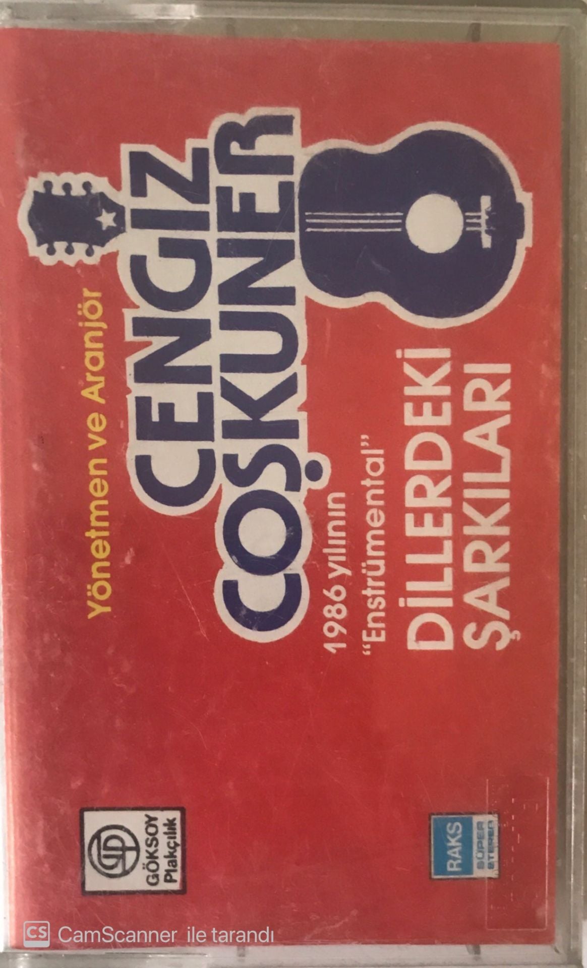 Cengiz Coşkuner 1986 Yılının Enstrümental Dillerdeki Şarkıları KASET