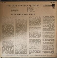 The Dave Brubeck Quartet Gone With The Wind LP