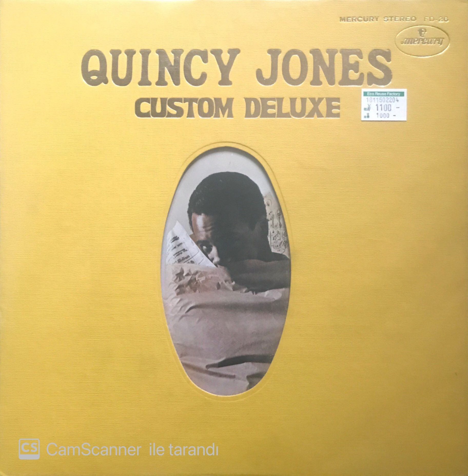 Quincy Jones Custom Deluxe Japon Baskı LP