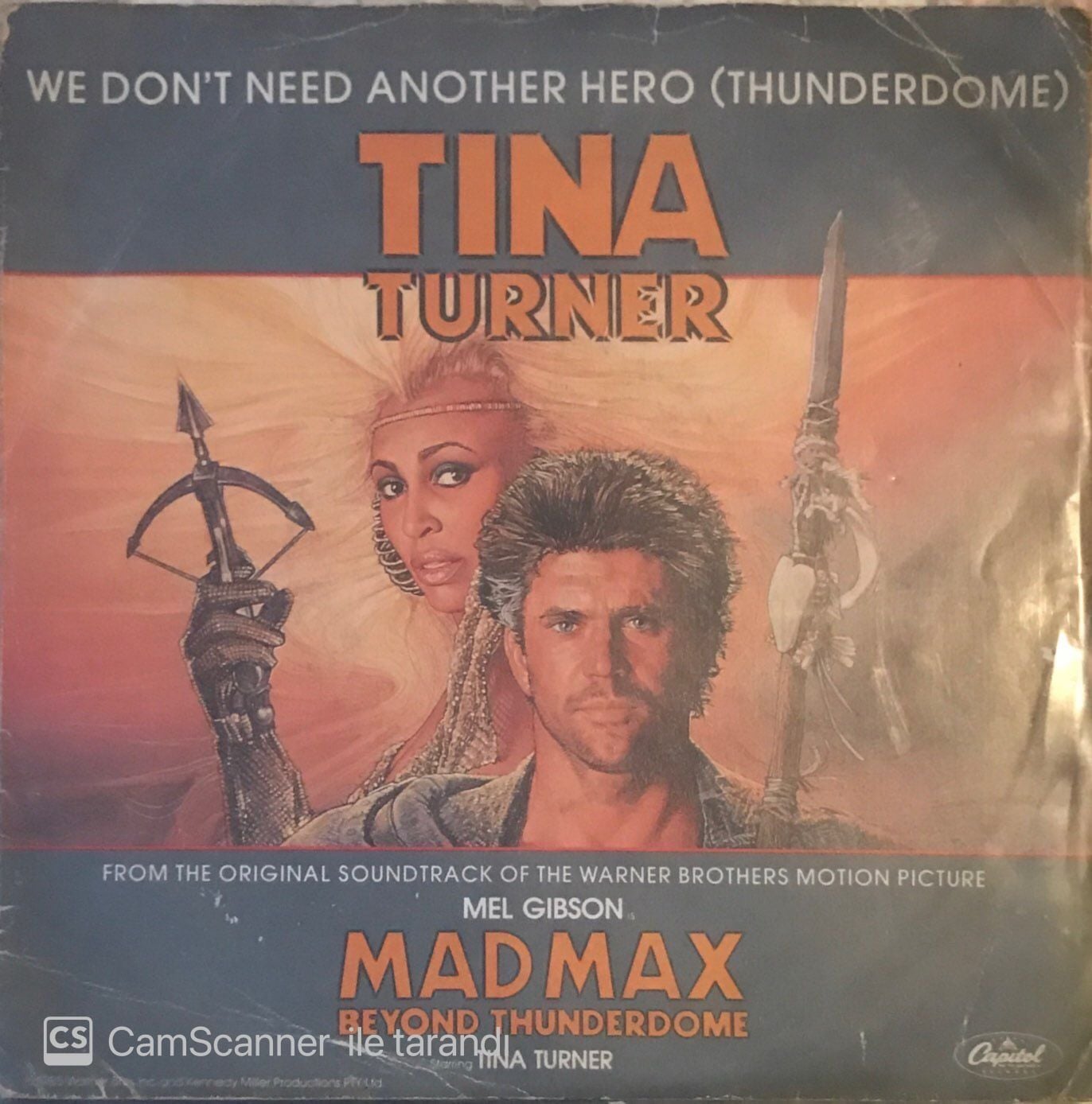 Tina Turner - Madmax Beyond Thunderdome - We Dont Need Another Hero 45lik