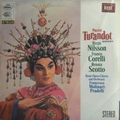 Puccini Birgit Nilsson, Franco Corelli, Renata Scotto  und Orchester Der Oper Rom Francesco Molinari-Pradelli ‎ Turandot LP