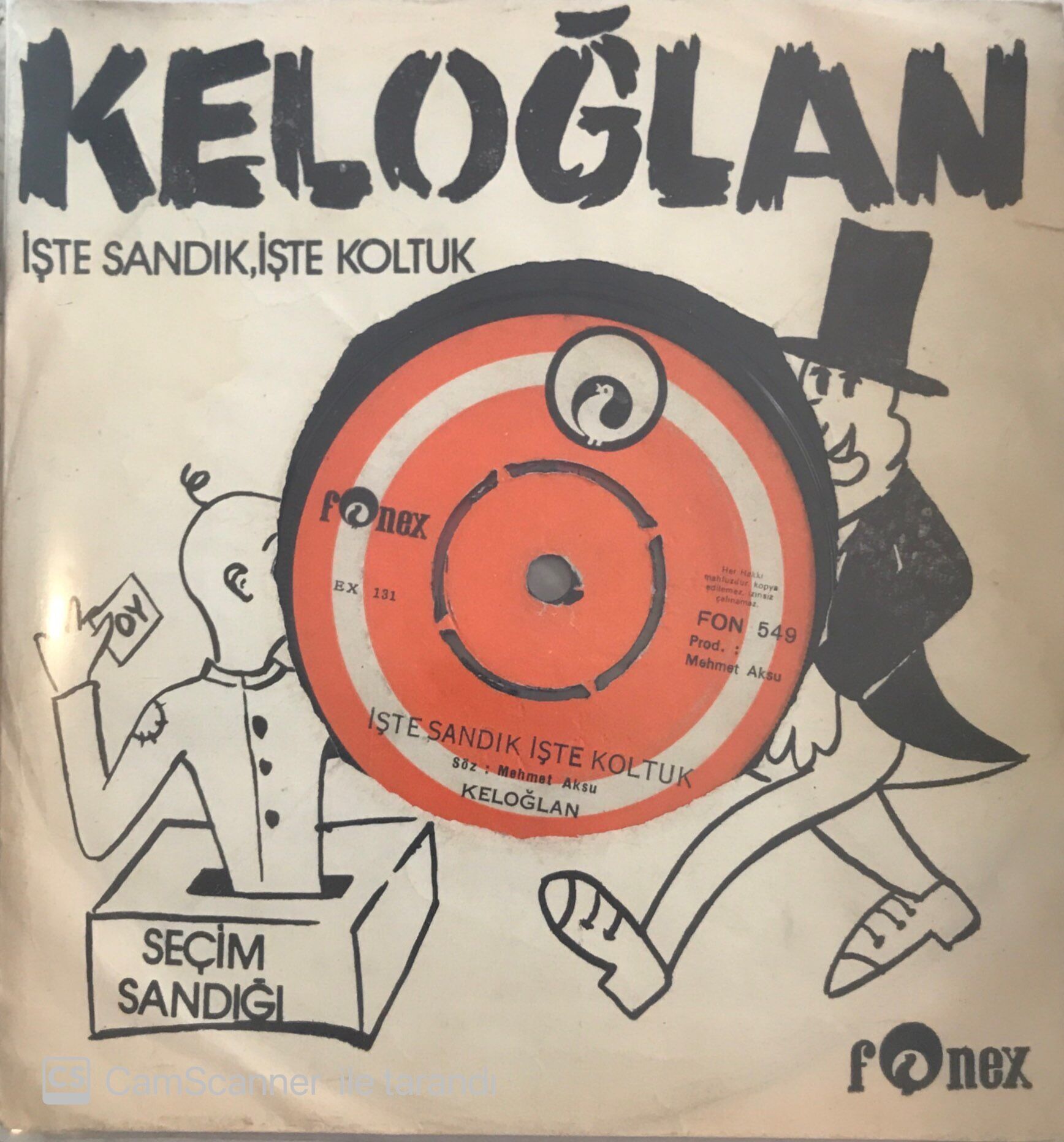 Keloğlan İşte Sandık İşte Koltuk 45lik