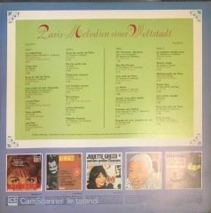 Paris Melodien Einer Weltstadt Double LP