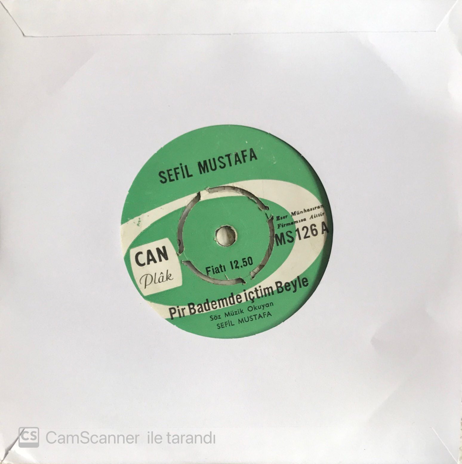 Sefil Mustafa - Pir Bademde İçtim Beyle 45lik