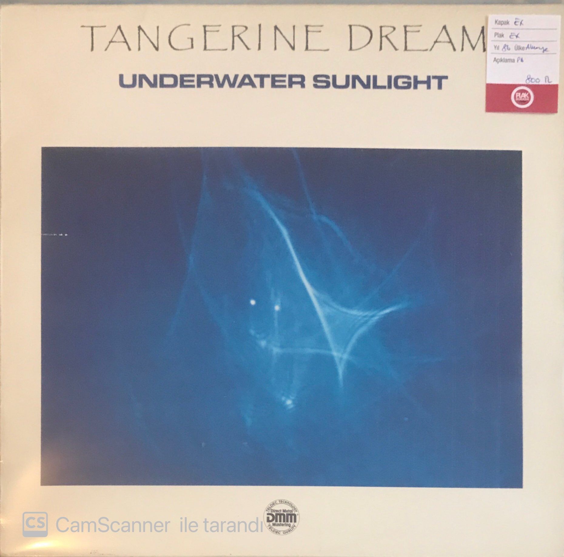 Tangerine Dream - Underwater Sunlight LP