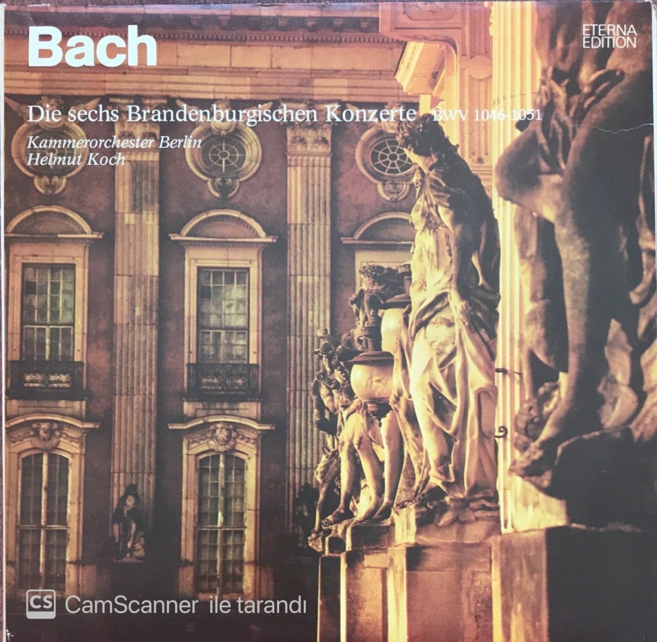 Bach Die Sechs Branden Burgischen Konzerte Çift LP