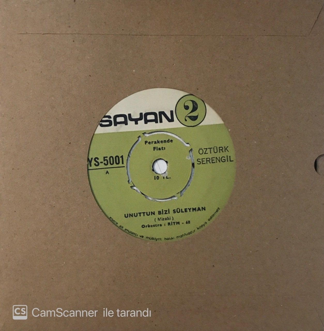 Öztürk Serengil Unuttun Bizi Süleyman 45lik