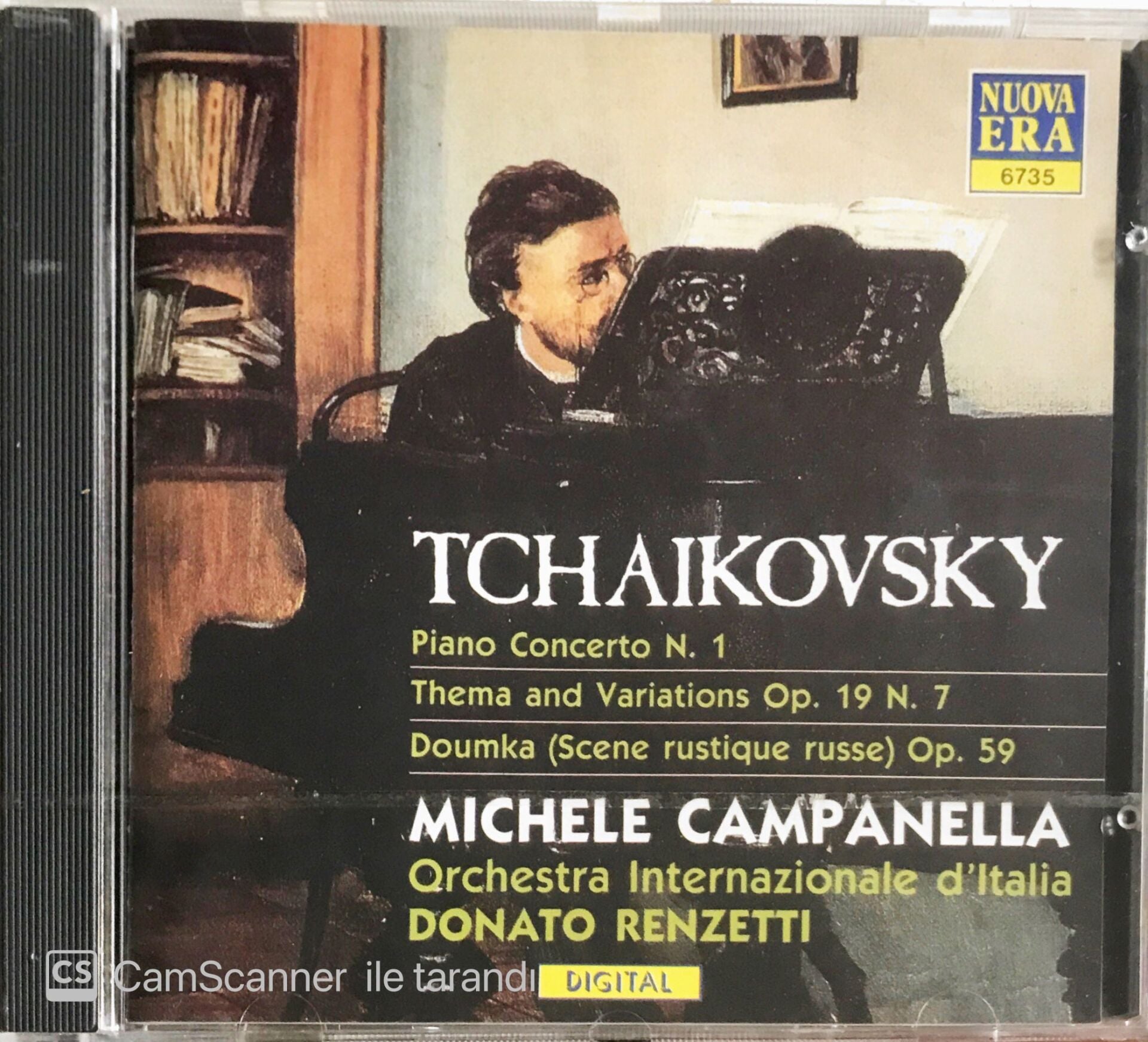 Tchaikovsky - Piano Concerto N. 1/Thema And Variations Op. 19/Doumka Op. 59 - CD