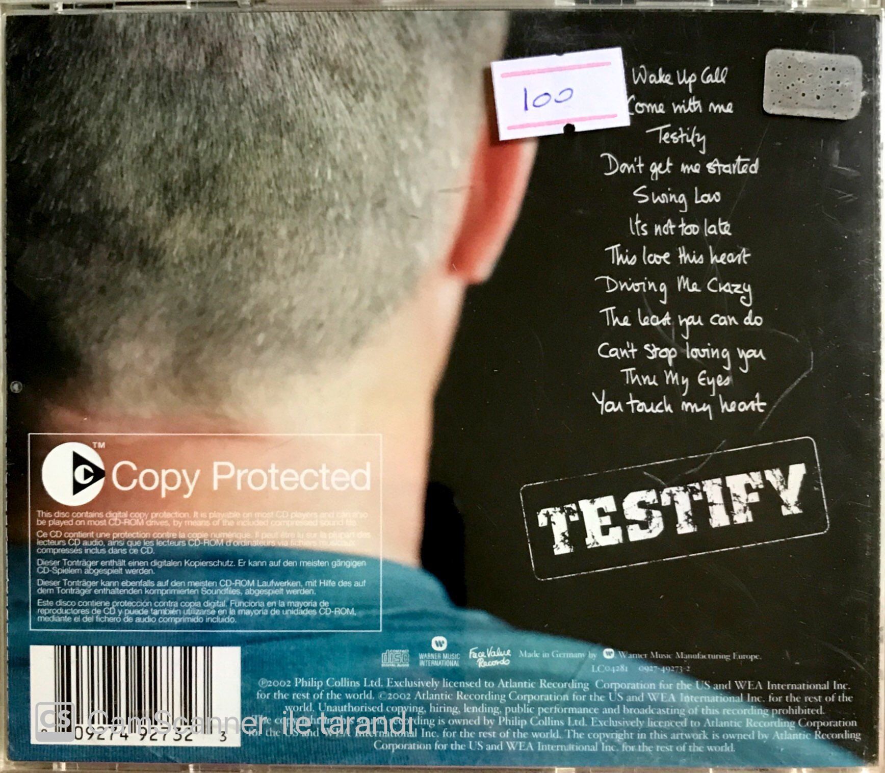 Phil Collins / Testify CD Plak Satın Al