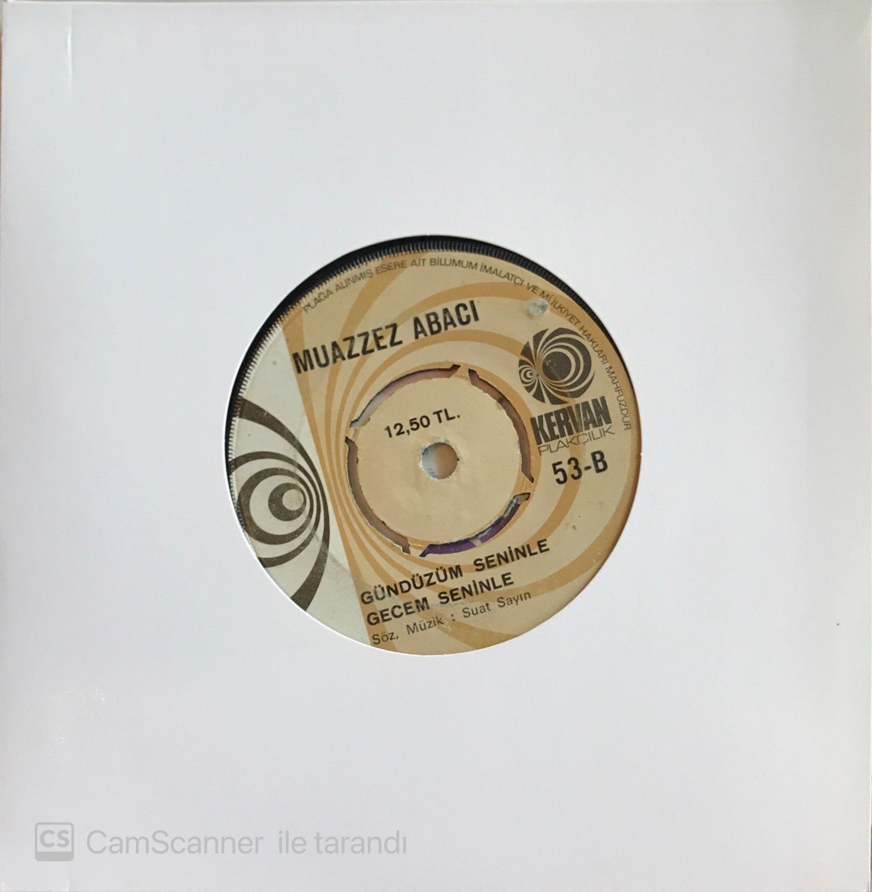 Muazzez Abacı Gündüzüm Seninle Gecem Seninle 45lik