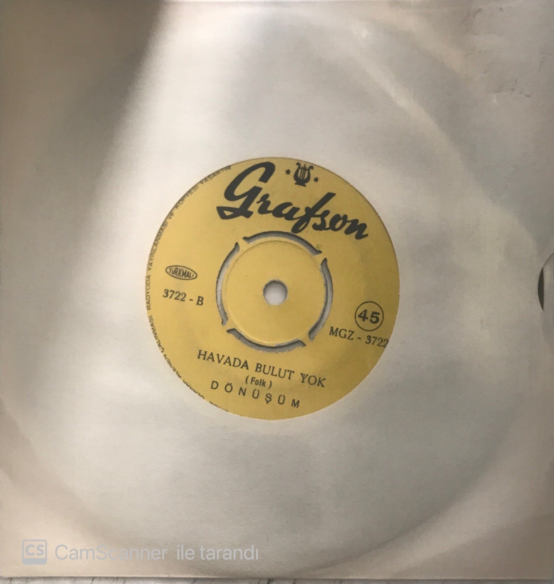 Dönüşüm Havada Bulut Yok 45 lik