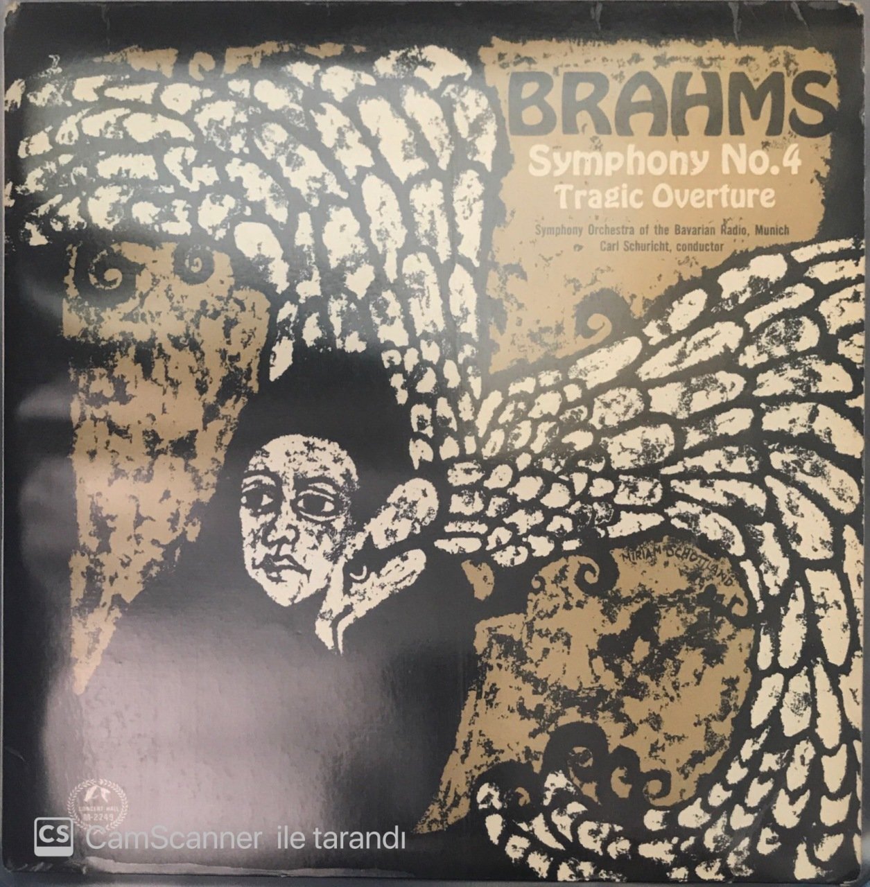 Brahms Symphony No. 4 Tragic Overture LP