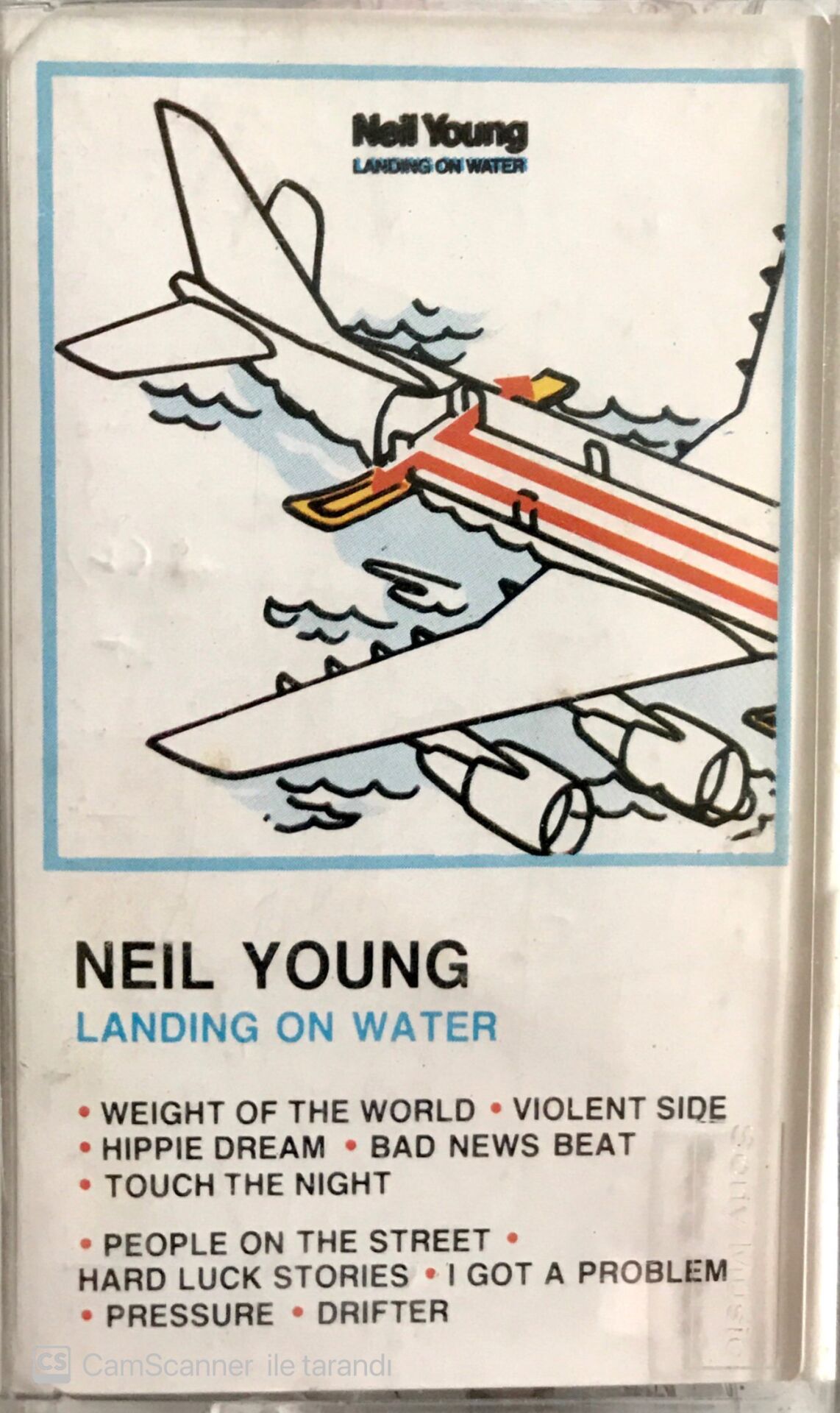 Neil Young Landing On Water KASET