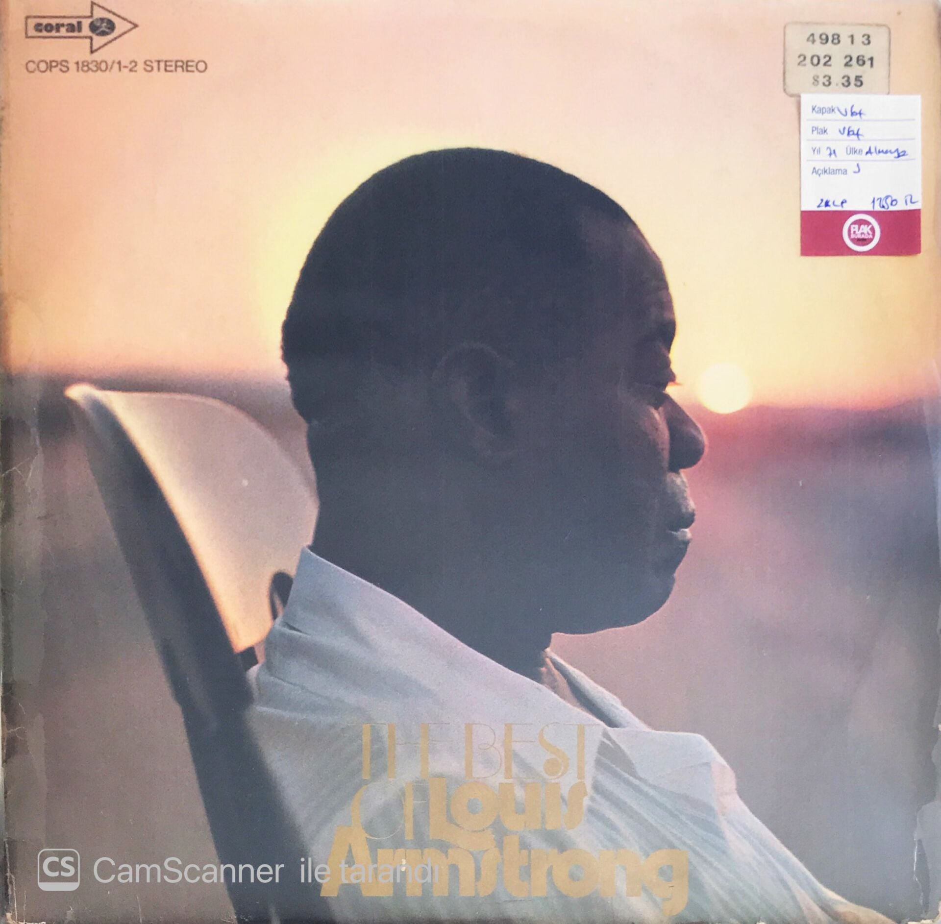 The Best Of Louis Armstrong - Double LP