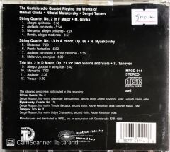 The Gosteleradio Quartet - Glinka/Maiskovsky/Tanaev - CD
