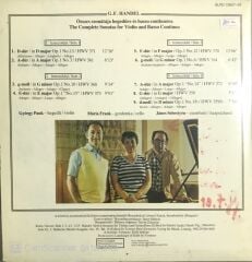 Handel Violin Sonatas (2 LP) LP