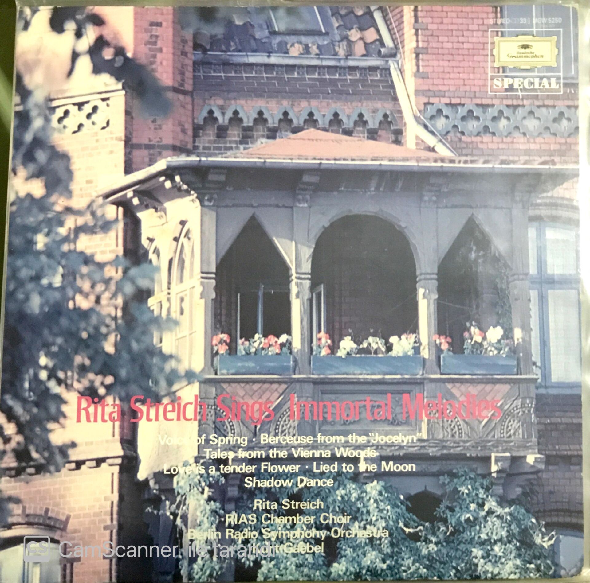 Rita Streich Sings Immortal Melodies LP