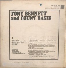 Tony Bennett And Count Basie LP