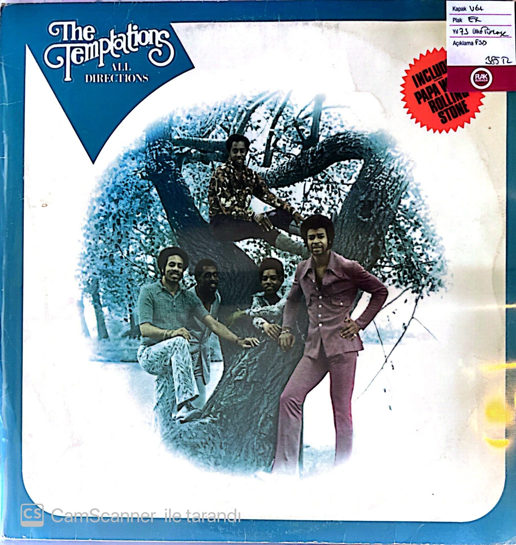 The Temptations - All Directions LP