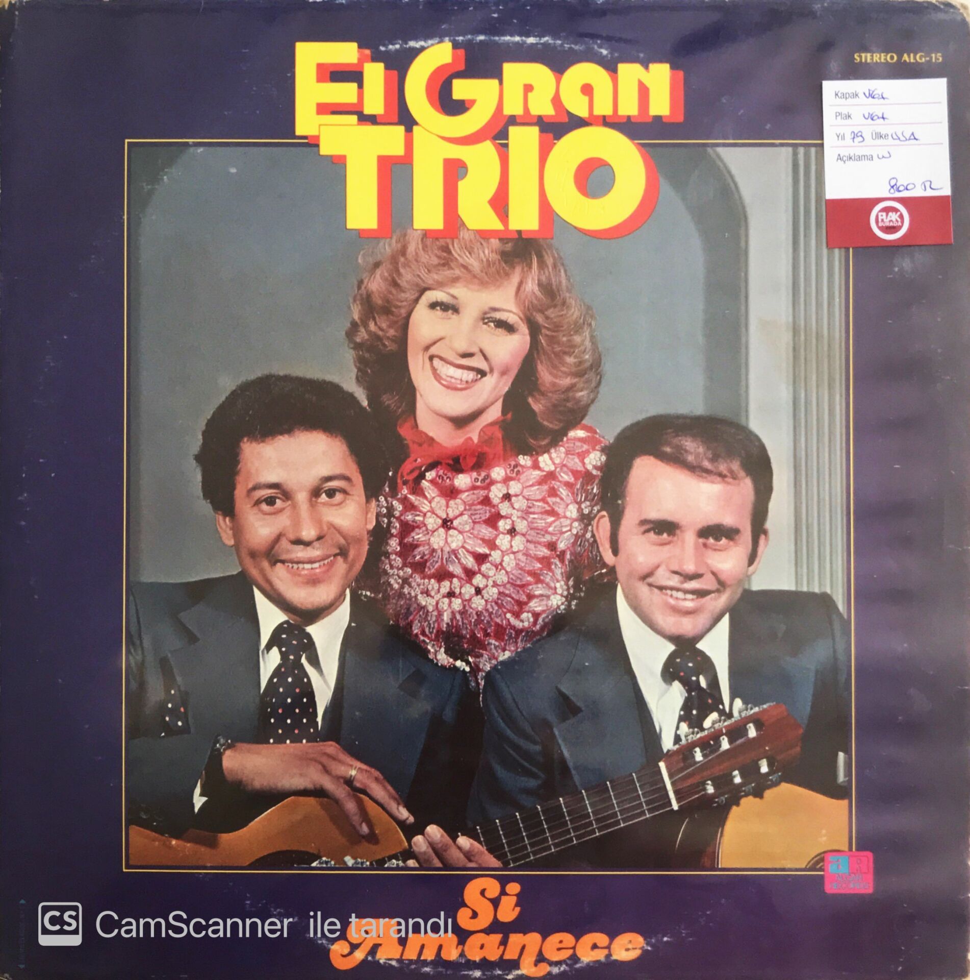 El Gran Trio - Si Amenece - LP