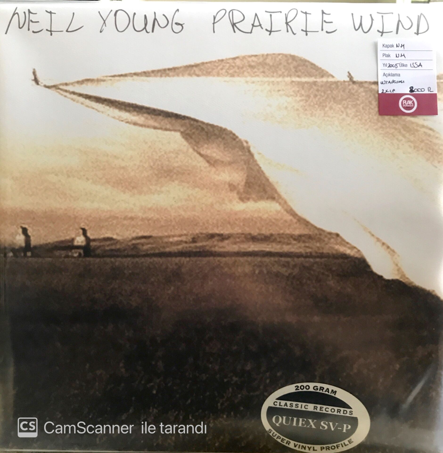 Neil Young - Prairie Wind (2 LP Kitapçıklı) LP
