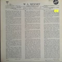 Mozart Jost Michaels & Endres Quartett* ‎– Clarinet Concerto In A Major / Quintet For Clarinet And Strings In A Major LP