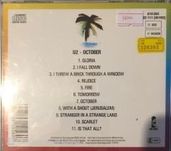 U2 - October CD