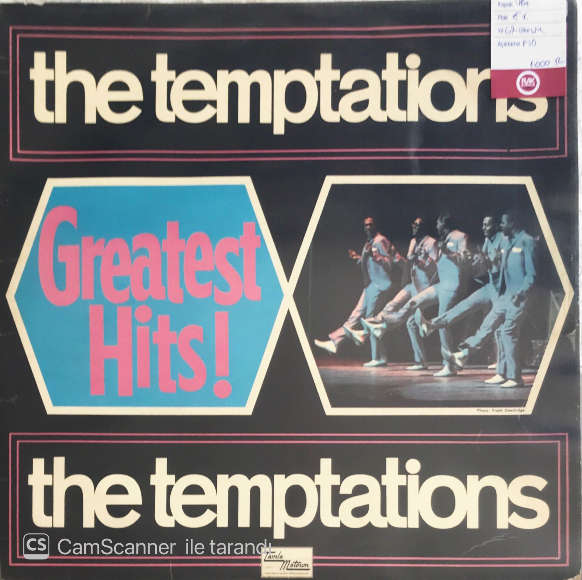The Temptations Greatest Hits LP