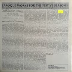 Württemberg Chamber Orchestra, Heilbronn Jörg Faerber ‎– Baroque Masterworks For The Festive Season LP