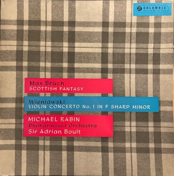 Bruch: Scottish Fantasy, etc. - Rabin LP