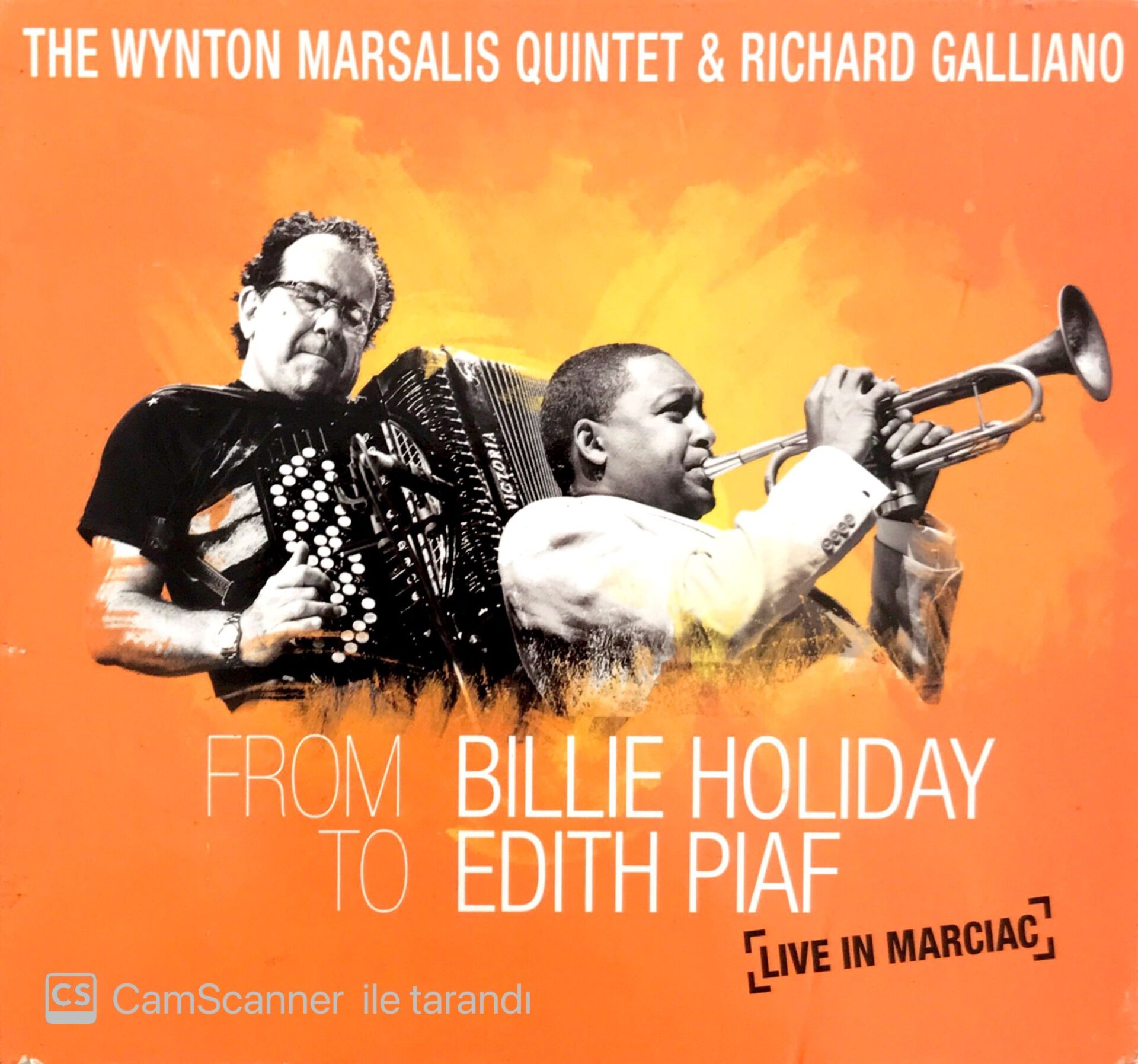 The Wynton Marsalis Quintet & Richard Galliano / From Billie Holiday To Edith Piaf 2xCD