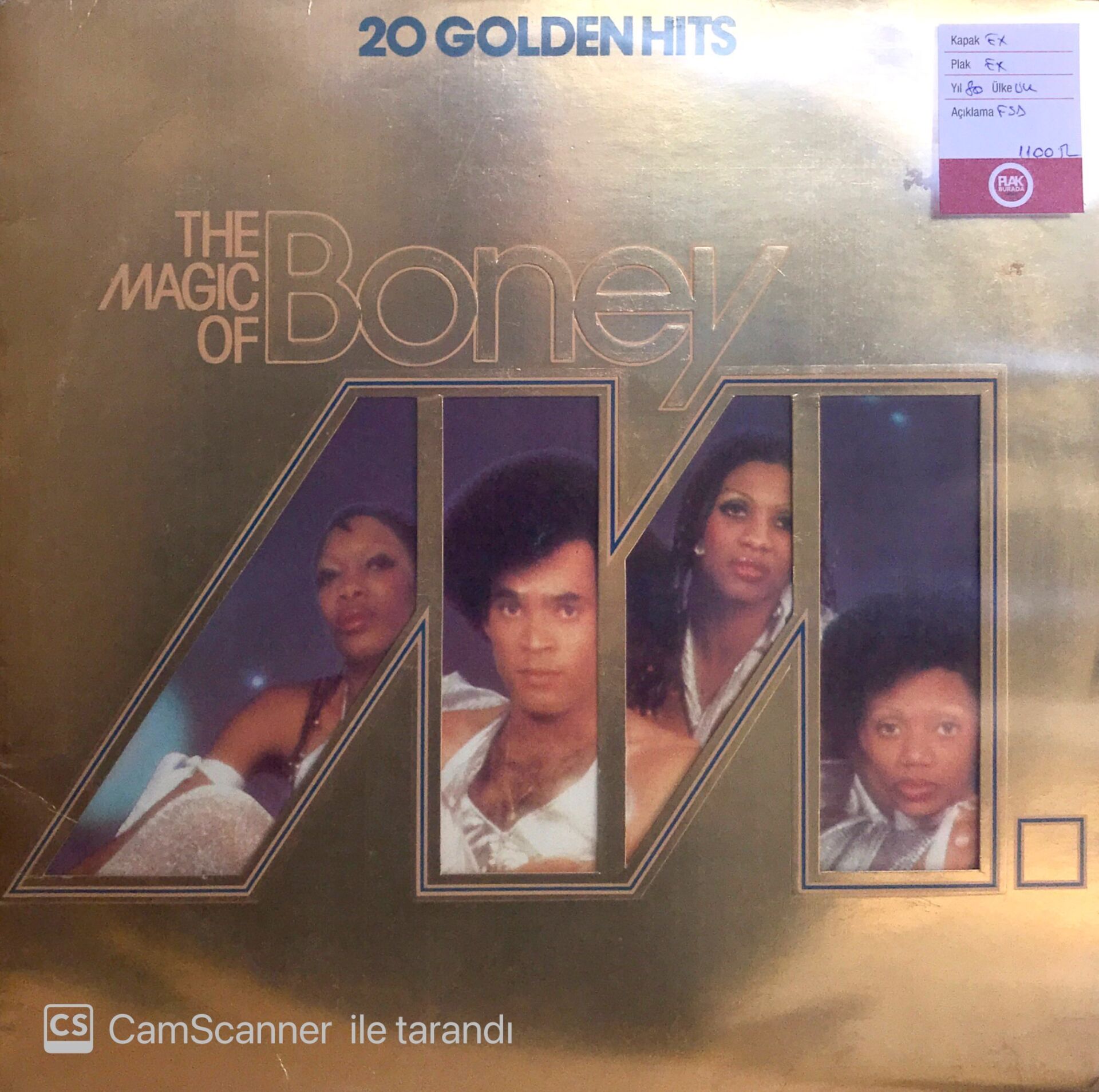 The Magic Of Boney M. 20 Golden Hits LP