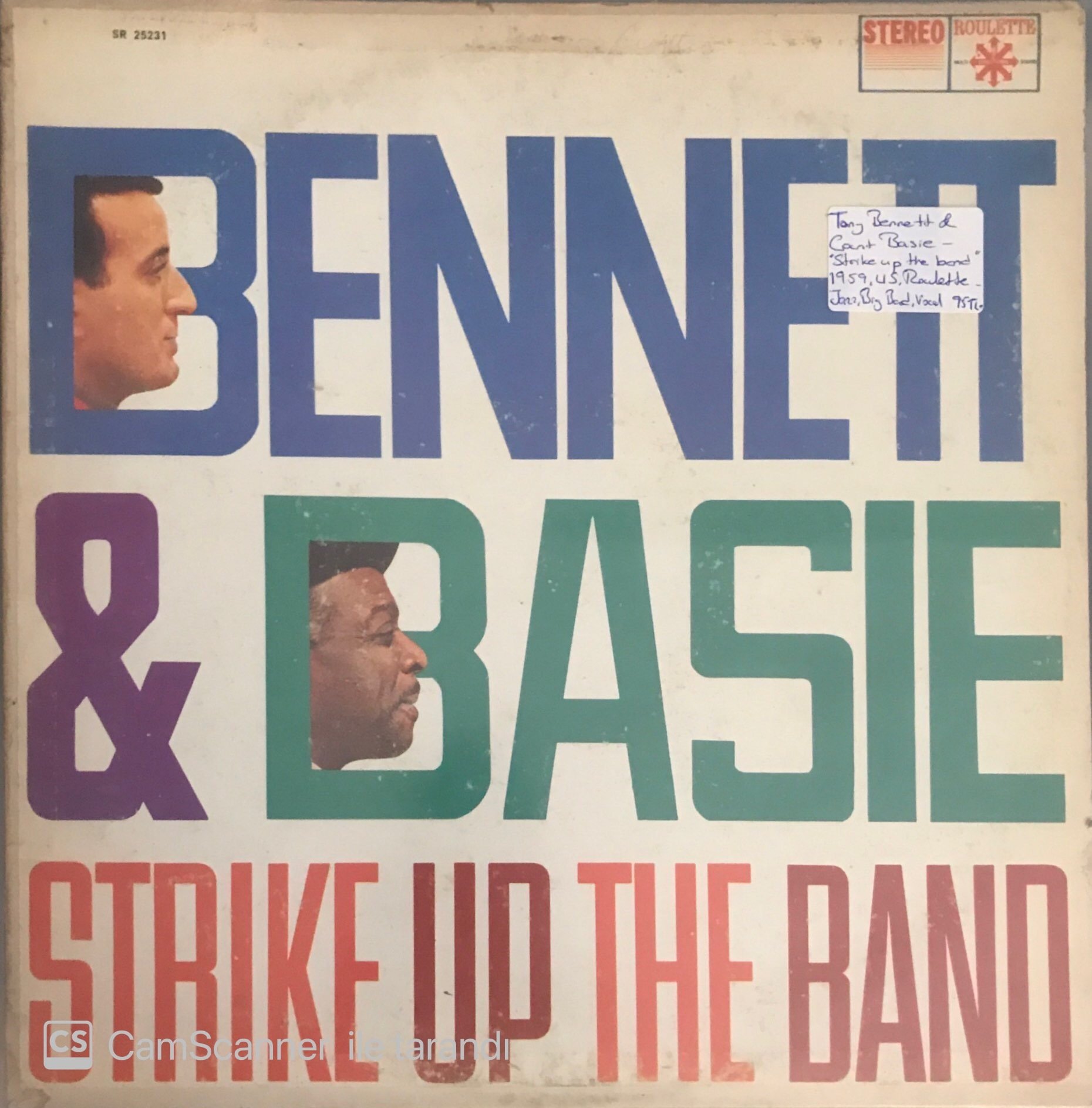 Tony Bennett & Count Basie Strike Up The Band LP