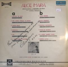Alice Maria - E A Orquestra De Shegundo Galarza LP