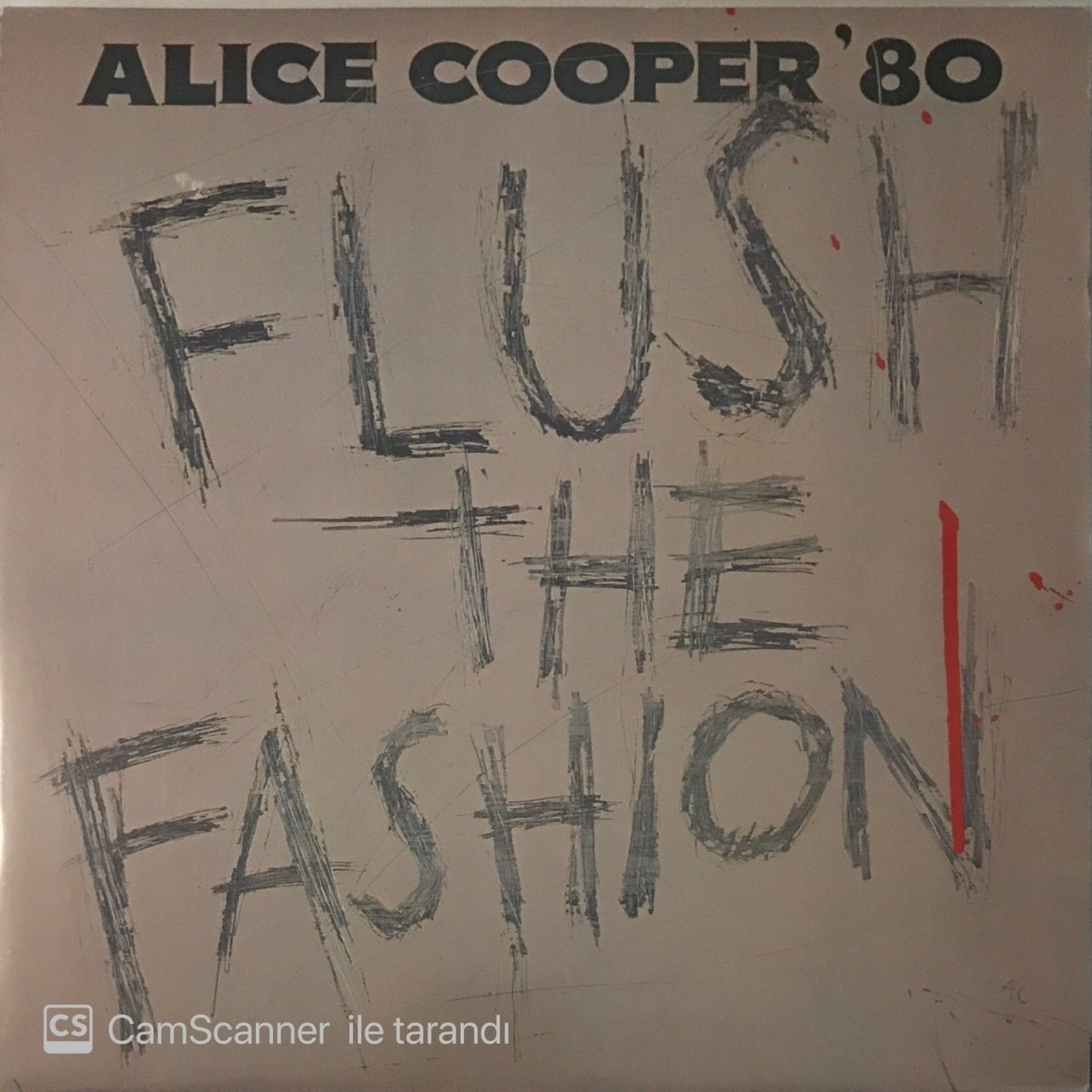 Alice Cooper Flush The Fashion LP