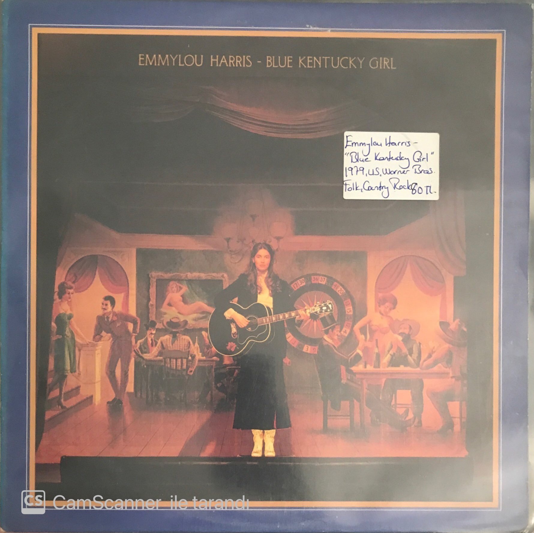 Emmylou Harris Blue Kentucky Girl LP