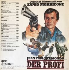 Jean Paul Belmondo Der Profi Ennio Morricone Soundtrack LP