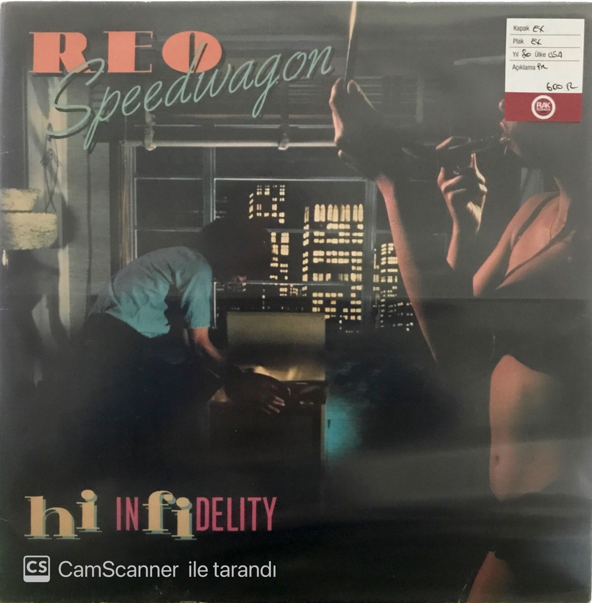 Reo Speedwagon Hi Infidelity LP