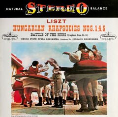 Lizst: Hungarian Rhapsodies Nos. 1, 4, 5; Battle Of The Huns_Scherchen LP