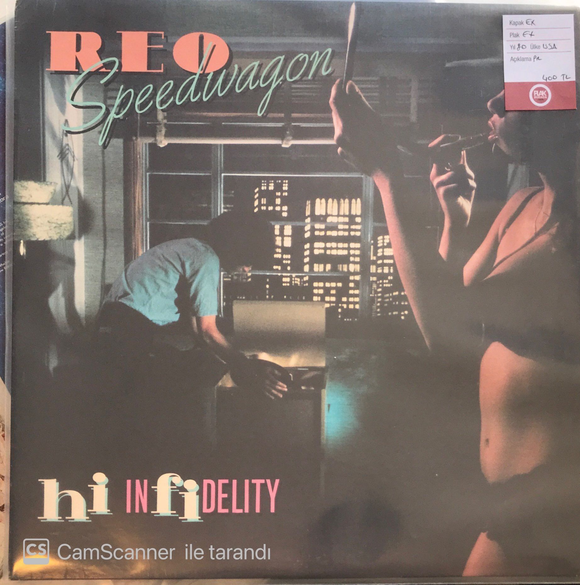 Reo Speedwagon Hi Infidelity LP