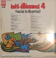 Inti-İllimani 4 Hacia La Libertad LP
