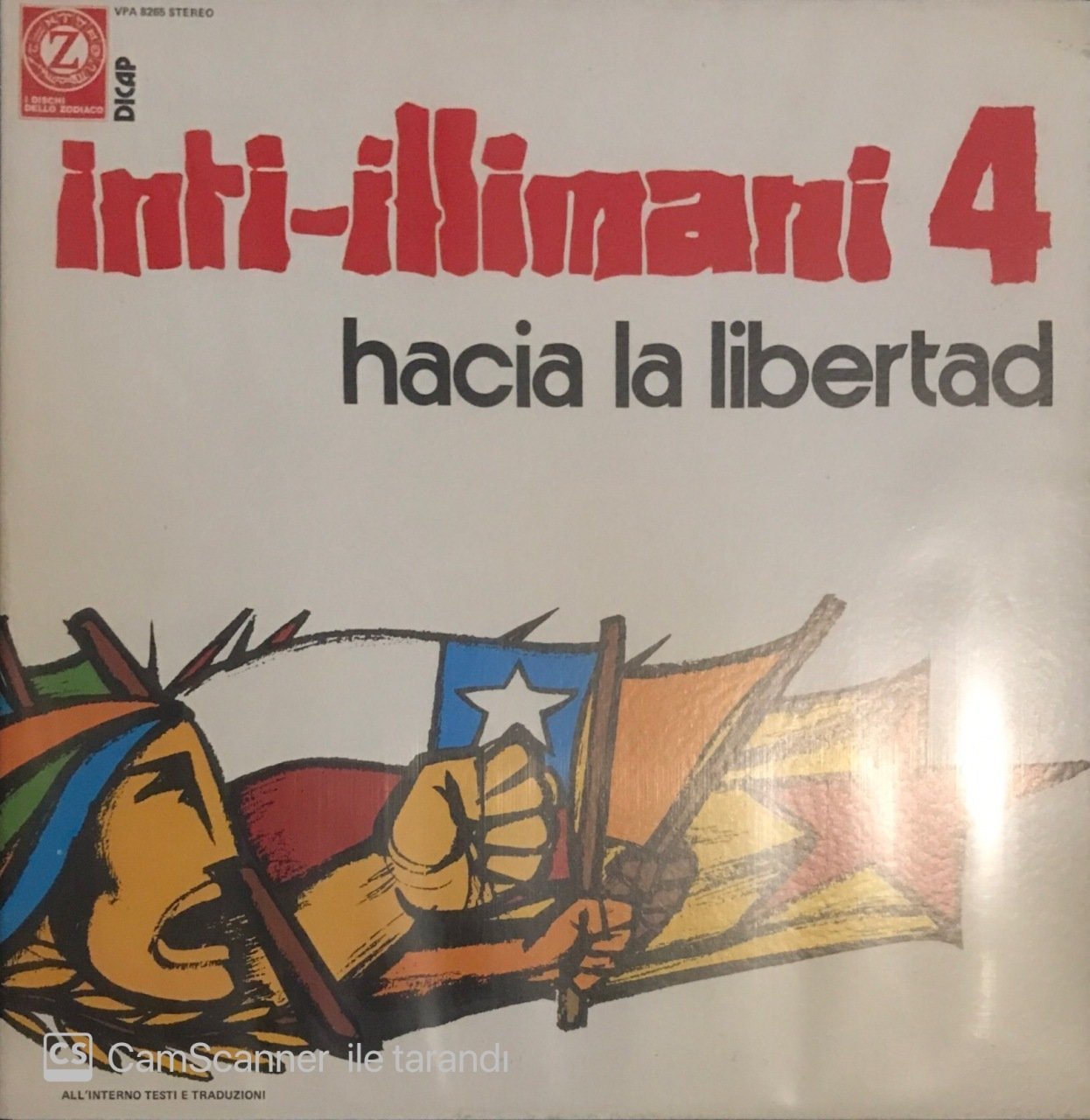 Inti-İllimani 4 Hacia La Libertad LP