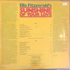Ella Fitzgerald Sunshine Of Your Love LP
