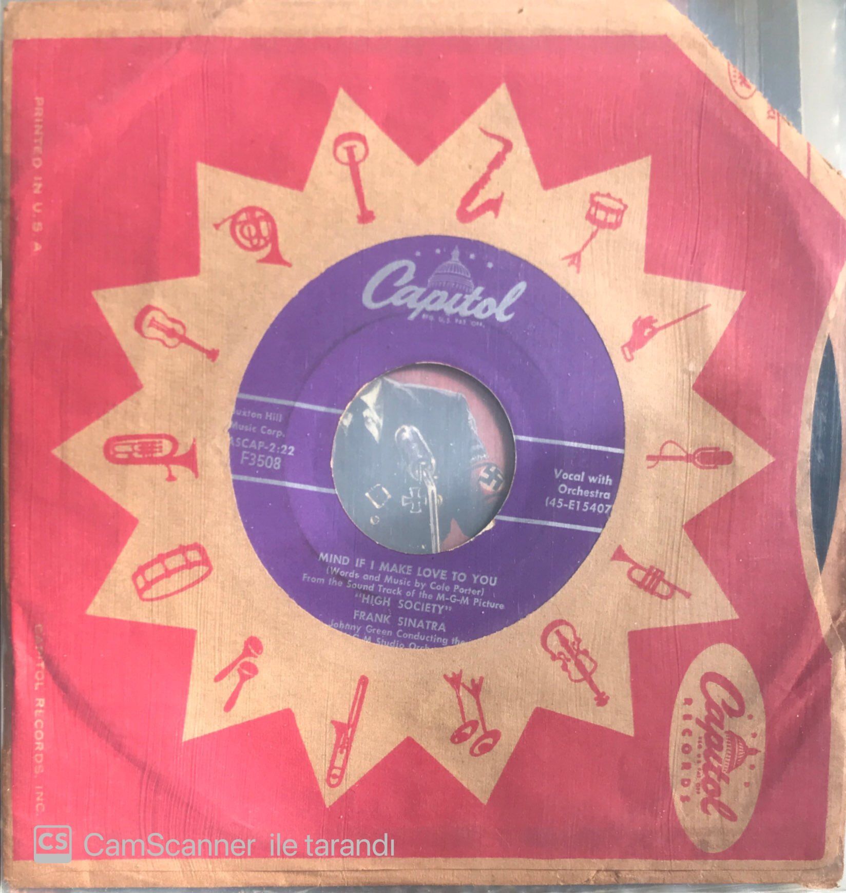 Frank Sinatra - Mind If I Make Love To You 45lik