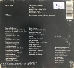 Jan Garbarek - The Hilliard Ensemble / Officium CD