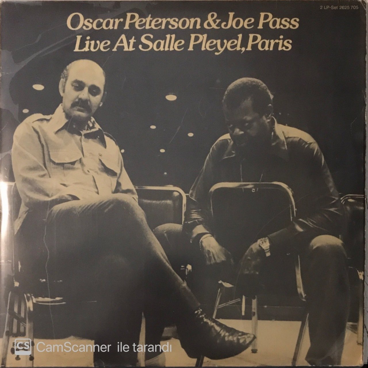 Oscar Peterson And Joe Pass Live At Salle Pleyel Paris Double LP
