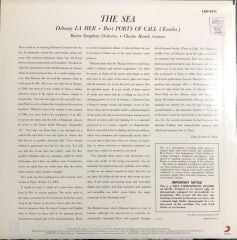 Boston Symphony Orchestra Charles Munch - The Sea LP